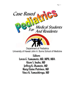 Case Based Pediatrics For Medical Students and Residents