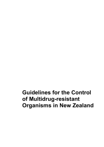 Appendix 1: ESBLs and VRE in New Zealand