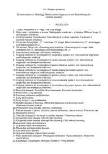 List of exam questions for examination in Radiology, Radionuclide