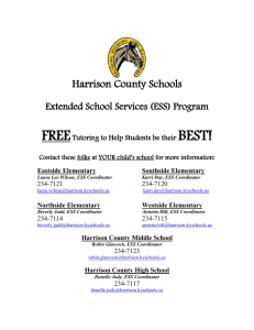 Tuesday - Harrison County Schools