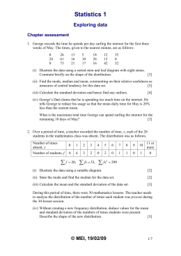 S1 homework help