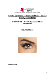 Eye Treatments Course Notes