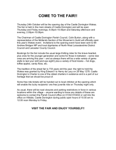 Press Release - Castle Donington Parish Council