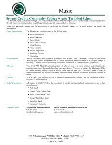 Music - Seward County Community College