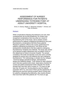 Assiut university researches ASSESSMENT OF NURSES