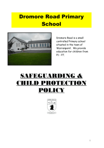 child protection policy - Dromore Road Primary School Warrenpoint