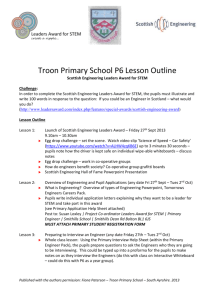 Troon Primary Lesson Plan