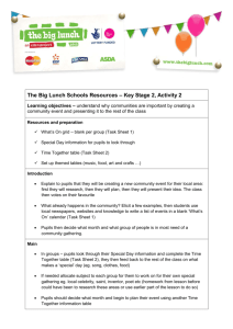 The Big Lunch Schools Resources – KS2, activity 2