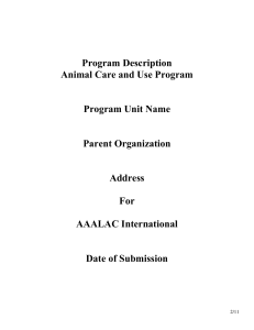 Chapter 4 - AAALAC International