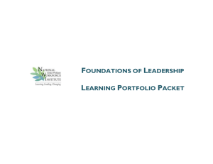 Module 1: Foundations of Leadership