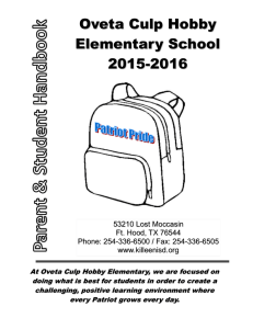 Student-Parent Handbook - Killeen Independent School District