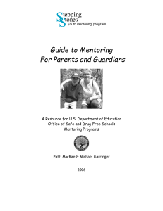 Guide To Mentoring For Parents and Guardians