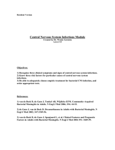 12 9-13 to 9-19 Resident Central Nervous System Infections Module