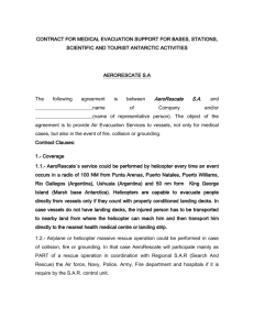 CONTRACT FOR MEDICAL EVACUATION