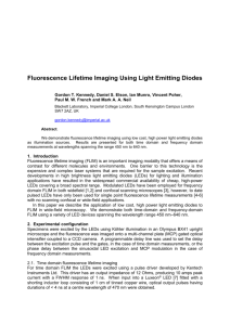 Fluorescence Lifetime Imaging Using Light Emitting