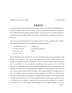 Order No-473 - Delhi Medical Council