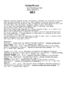 MRI Information Sheet