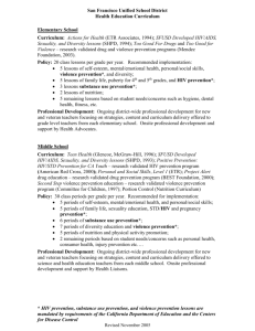 Curriculum - SFUSD School Health Programs Department