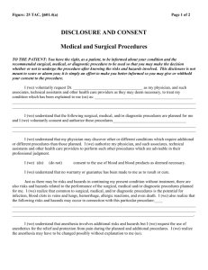 TMDP English Medical Disclosure Consent Form