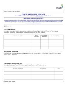People and Places Template