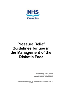 Pressure Relief Guidelines for use in the