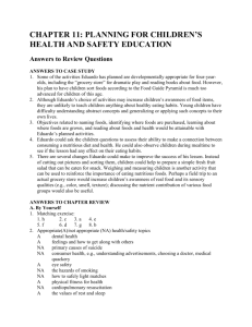 chapter 12 planning for children`s health and safety education