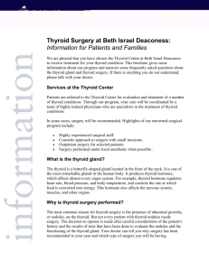 Thyroid Surgery at Beth Israel Deaconess: