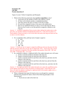 Answers to Practice Questions 8 (updated 11/10/04)