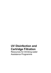 UV Disinfection and Cartridge Filtration