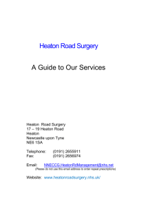 Heaton Road Surgery