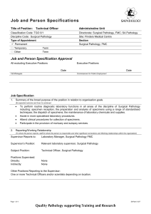 Job and Person Specification Approval