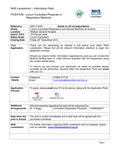 NHS Lanarkshire - Vacancy - NHS Scotland Recruitment