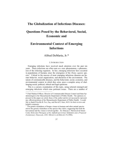 The Globalization of Infectious Diseases:
