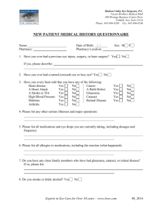 new patient medical history questionnaire