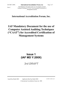 IAF MD CAAT
