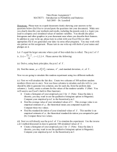 MATH371 – Introduction to Probability and Statistics
