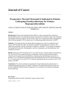 Preoperative Thyroid Ultrasound Is Indicated in Patients Undergoing