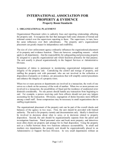 Organizational Placement - International Association For Property
