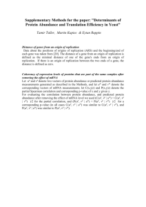 Supplementary Methods for the paper: "Determinants of