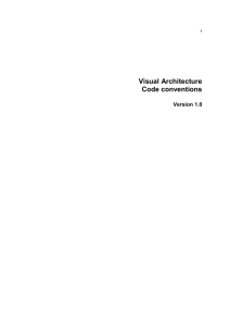 4. Coding conventions