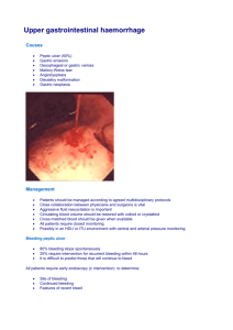 Upper gastrointestinal haemorrhage