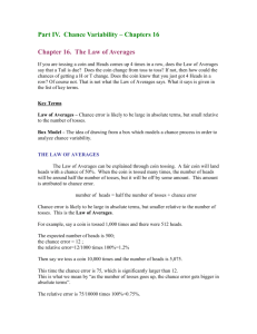 Law of Averages