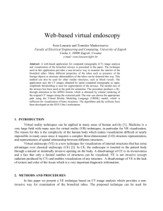 Web-based virtual endoscopy
