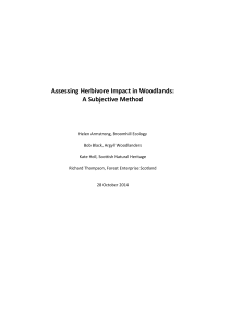 Herbivore Impact Assessment Method