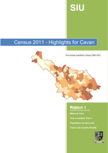 Census 2011 Report 1 - Cavan County Council