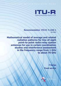F.1245-1 - Mathematical model of average and related