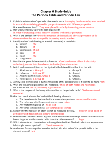 DOC Chapter 6 Study Guide