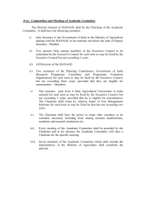 8 (c). Composition and Meetings of Academic Committee