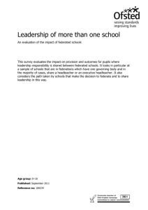 Leadership of more than one school