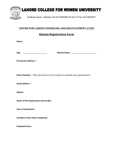 Alumni Registration Form